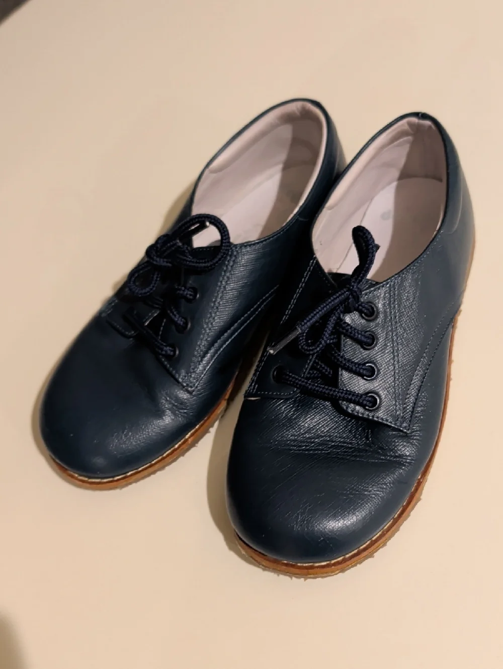 dondolo Kids Boy Lace-Up Shoes Leather Navy Blue Size 12